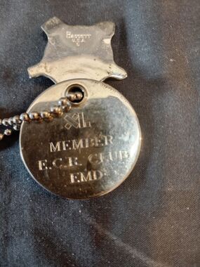 Bassett 1960's 4way Screwdriver Silver Member E.C.R. Club Round Keychain
